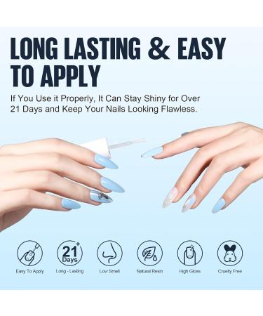 TOMICCA Dipping Powder Liquid Set - Base, Top Coat, Activator, Brush Saver - 4x15ml Essential Dip Liquid Set for DIY Nail Art - Buy Online on SooperMarket.com