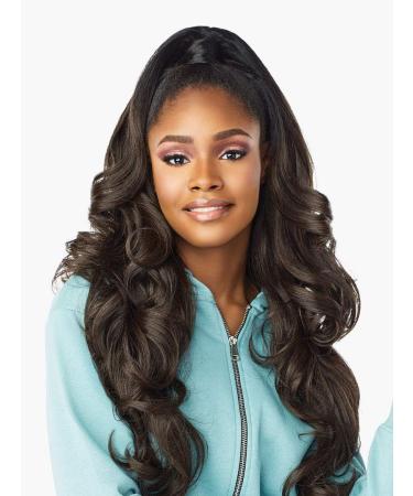 Sensationnel INSTANT Updown halfwig Pony - Instant Weave Up and Down 4 style in 1 half wig pony drawstring - INSTANT up and down UD 6 (2)