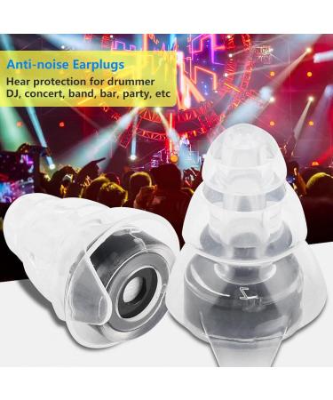 Noise Reduction Earplugs Hearing Protection Earplugs High Fidelity 27db Anti-Noise Earplugs Concert Drummer Party Wind Noise Reduction for Shooting Range Ear Plugs for Sleeping Black - Buy Online on SooperMarket.com