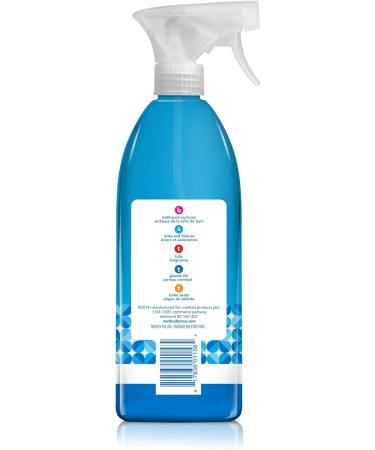 Method Antibacterial Bathroom Cleaner - Spearmint 28 Fl Oz | Removes Mold & Mildew Stains | Eco-Friendly & Effective - Buy Online on SooperMarket.com