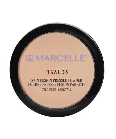 Marcelle Flawless Pressed Powder Talc-Free Hypoallergenic and Fragrance-Free - Buff Beige