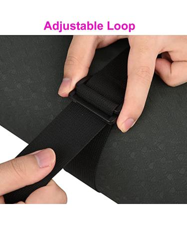 WISDING Yoga Mat Strap - Portable Sling for Yoga Mat, Picnic Blanket, Festivals, Camping | Adjustable Shoulder Strap & Handle for Pilates & Motorcycling - Buy Online on SooperMarket.com