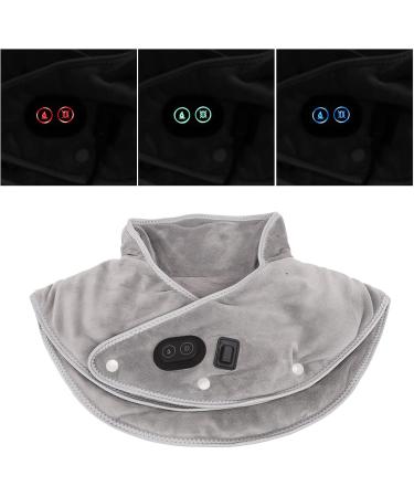 Comforting Heating Pad for Neck & Shoulders - 3 Heat Settings Massage Feature Pain Relief Wrap - Perfect Gift for Women & Men - Soft Sable Fabric - Buy Online on SooperMarket.com