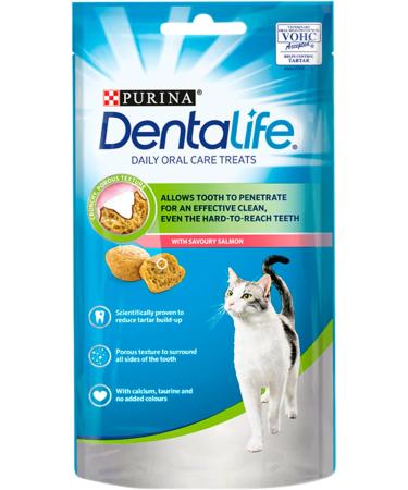 DENTALIFE Dental Cat Treats Salmon 40g Pack of 8 - Buy Online on SooperMarket.com