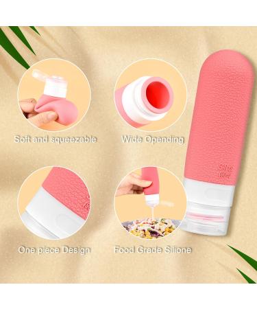 Etopgo 17 Pack Travel Bottles for Toiletries TSA Approved Leak Proof Silicone Squeezable Containers Travel Accessories for Conditioner Shampoo Lotion & Body Wash - Buy Online on SooperMarket.com
