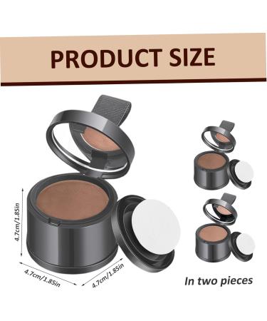 2Pcs Root Touch Up Powder Hairline Powder for Women Dark Brown & Light Brown Hair Loss Concealer Water & Sweat Resistant Hairline Powder for Thinning Women Men Hair Volume Powder Root Cover Up Hairli - Buy Online on SooperMarket.com