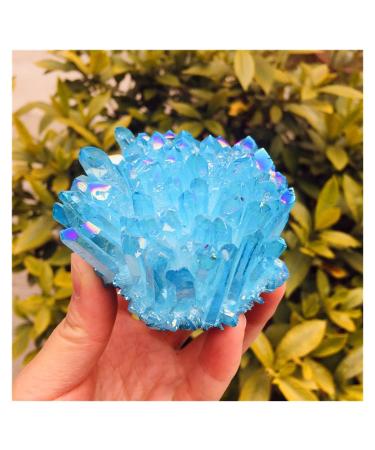 Natural Crystal Cluster White Specimen Ore Reiki Stone Raw Crystal Home Decor Decoration Gift 300-400g