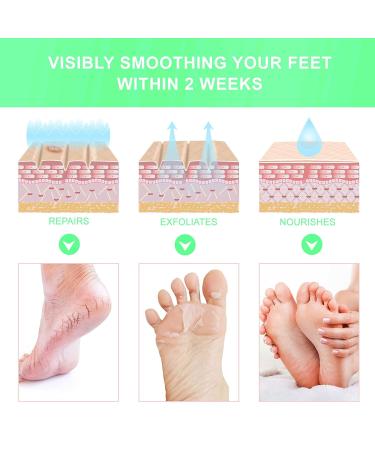 Foot Peeling Mask - Exfoliating Socks for Callus Removal & Soft Feet | Baby Foot Intensive Nourishing Care - Buy Online on SooperMarket.com