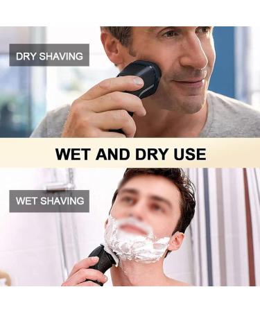TEMKIN Electric Shaver for Men | 3-in-1 Waterproof Razor USB Rechargeable Rotary Blade & Nose Hair Trimmer | Blue Color - Buy Online on SooperMarket.com
