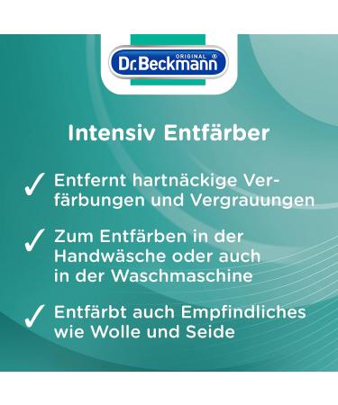 Dr. Beckmann Intensively Decolorator 2x200g | Remove Stubborn Discoloration for All Textiles & Colors | Restore Color Brilliance - Fast International Shipping - Buy Online on SooperMarket.com