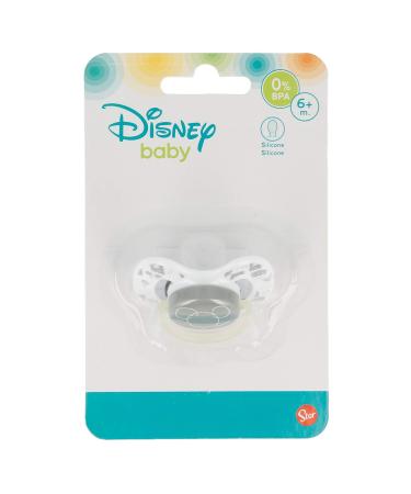 Pack of 1 reversible fabric silicone 6-18 m Mickey Mouse - Disney - & Minnie Mouse - Disney