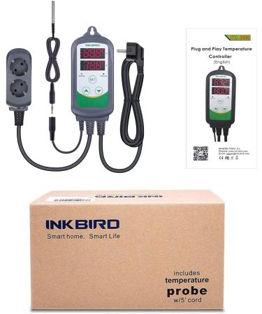 Inkbird ITC-308S Digital Temperature Controller & Thermostat with NTC Probe - International Shipping Available - Buy Online on SooperMarket.com