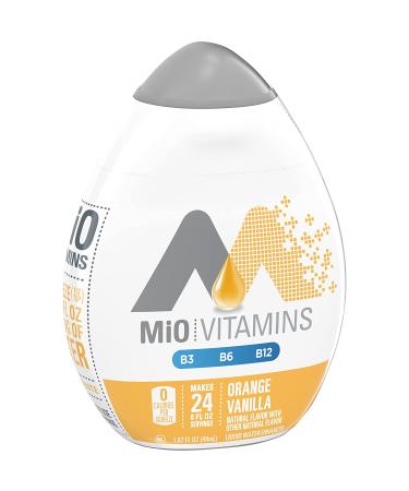 Mio Vitamins Liquid Water Enhancer Orange Vanilla 1.62 OZ - 4 Pack | 6.48 Fl Oz Total - Buy Online on SooperMarket.com