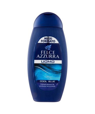 Felce Azzurra Shower Gel Shampoo Men Cool Blue 250+150ml 13.53oz