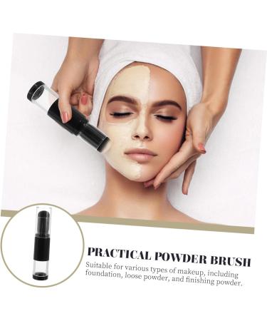 Mikinona flat heel pearl Cosmetic Brush makeup powder puff make up nail hair dryer brush bottle brush loose powder concealer brush Black Blush Brush Concealer hair contour brush - Buy Online on SooperMarket.com