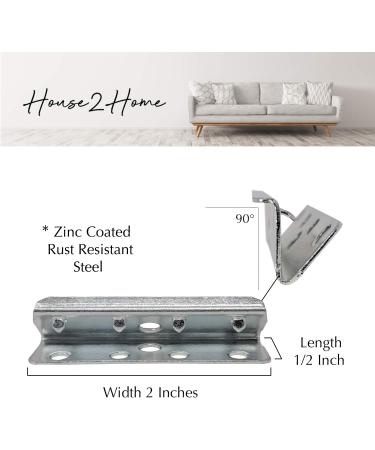 House2Home Replacement Elastic Webbing Kit to Repair Sagging Couch  Chair  Lawn and Patio Furniture  Includes Installation Instructions  2 Inch Wide x 60 Ft. Long Strapping and Metal Webbing Clips Black - Buy Online on SooperMarket.com