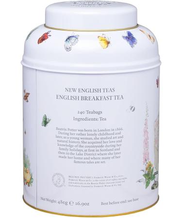 New English Teas Beatrix Potter Tea Caddy with 240 English Breakfast Teabags - Buy Online on SooperMarket.com