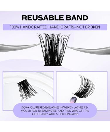 D Curl 0.07mm 8-16mm Mix Cluster Lashes | Soft & Wispy DIY Extensions | Wide Stem Individual Eyelashes - XHFD-C3-0.07-D-816 - Buy Online on SooperMarket.com