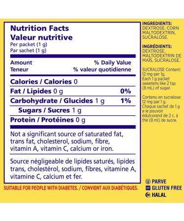 SPLENDA No Calorie Sweetener 100 Count Packets - 3.5 Ounce Single-Serve Packets - Buy Online on SooperMarket.com