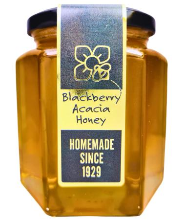 Pure Blackberry Acacia Honey - 500g | Raw & Natural | Ethically Harvested | Boosts Vitality and Immunity | Sustainable Packaging