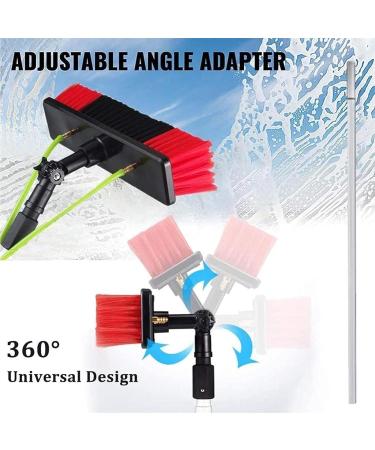 Window Cleaning Pole Water Fed Telescopic Brush Extendable Cleaner Conservatory Roof Cleaning Tools for Photovoltaic Panel Cleaning Trucks Windows Brush Head (Color : 8m/26.24ft Size : 30Cm Brus 8m/26.24ft 50Cm Brush Head - Buy Online on SooperMarket.com