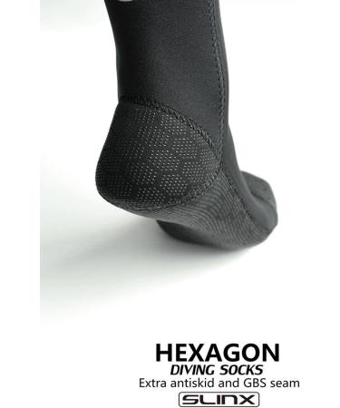 Neoprene Water Fin Sock 3MM | Thermal Beach Sock for Men and Women | Anti-Slip Flexible Design for Diving, Snorkeling, Surfing, and More | Black - Medium - Buy Online on SooperMarket.com