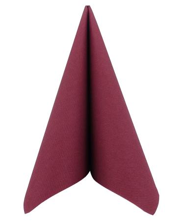 50 APARTina napkins fabric-like Airlaid - UNI color:berry size:40x40 cm berry 40x40 cm