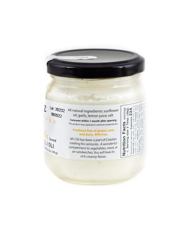 Matiz All i Oli Garlic Spread 6.5 oz - Rich & Creamy Spanish Aioli - Buy Online on SooperMarket.com