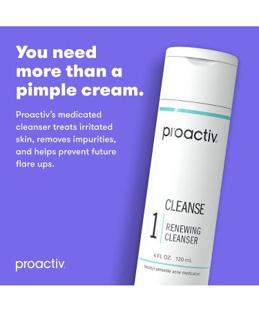 Proactiv Acne Cleanser with Benzoyl Peroxide - Daily Facial Treatment with Hyaluronic Acid - 60 Day Supply - 4 Oz - Buy Online on SooperMarket.com