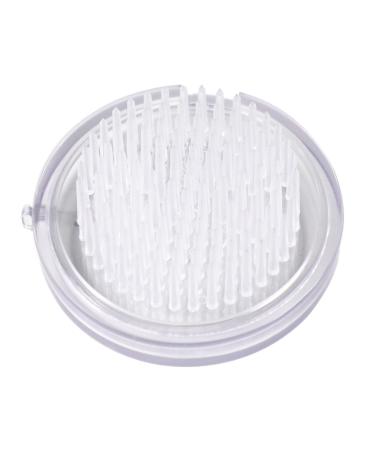 Wazakura Clear Ikebana Kenzan Japanese Flower Holder  Made in Japan  Floral Arranging Pin Frog  Round - 2(53mm) Clear