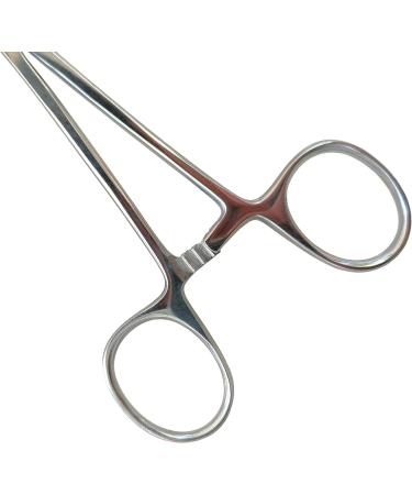 12cm CSF Curved Stainless Steel Pet Groomers Scissor Style Pet Ear Locking Forceps Aka Hemostatic Tweezers Good Strong Animal Care Dog/Cat Groomers Tool Sandbros - Buy Online on SooperMarket.com
