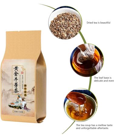 Burdock Root Tea 30 Bags 150g Chinese Organic Herbal Tea with Corncob Filter Paper Arctium Lappa Herbal Tea Gift for Family Friends - Buy Online on SooperMarket.com