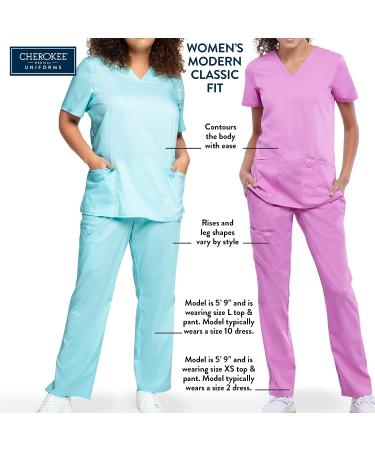 Women's Workwear Professional Snap Front Scrub Jacket - Soft Stretch Material - Medium, Black - WW340 - Buy Online on SooperMarket.com