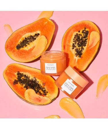Glow Recipe Papaya Sorbet Enzyme Cleansing Balm 100ml - Facial Exfoliator & Makeup Remover with Papaya Seed Oil, Blueberry Extract & Apricot Kernel Oil - Buy Online on SooperMarket.com
