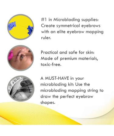 Premium 10M Mapping Cord for Pre-Tinted Eyebrows - 1 Piece Pack | International Shipping Available - Buy Online on SooperMarket.com