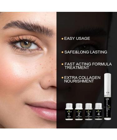 Lash Lift Kit & Brow Lamination Kit 2 in 1 Lash & Eyebrow Perm Kit with Brow Brush Semi-Permanent DIY Perm Kit for Lashes Brows for Home DIY Salon Result Lasts 6-8 Weeks #4 - Buy Online on SooperMarket.com