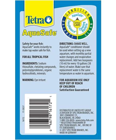 Tetra AquaSafe Fish Tank Water Conditioner 8.45 fl oz | Safe & Pure Aquatic Environment - Buy Online on SooperMarket.com