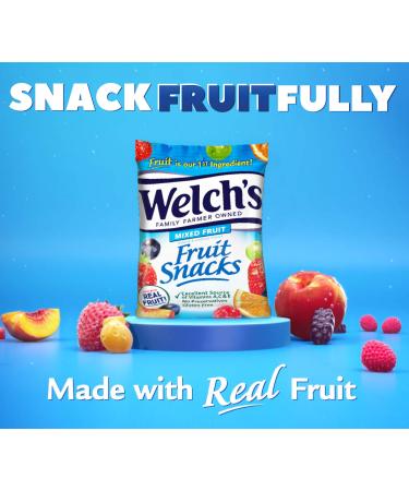 Welch's Fruit Snacks Variety Pack - Mixed Fruit, Island Fruits & Berries, Gluten-Free (Pack of 22, 2.25 oz Bags) - Buy Online on SooperMarket.com
