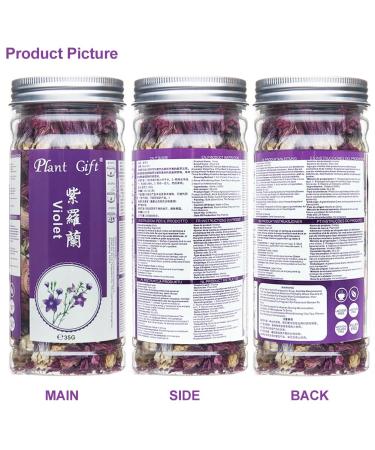 Organic Violet Tea - Plant Poison Violet Tea for Anti-Aging & Beauty | 35g Loose Dried Flower | Chinese Health & Skin Care - Buy Online on SooperMarket.com