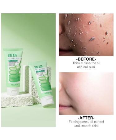 Deep Cleansing Aloe Vera Peeling Gel | Brightening Exfoliating Face Scrub for Acne & Dark Spots - International Shipping - Buy Online on SooperMarket.com