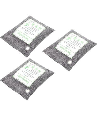 FRCOLOR 12-Pack Charcoal Pendant Bags - Natural Refrigerator & Pet Odor Eliminator Activated Absorbent Charcoal Fresheners in Gray - Perfect for Home & Car - Buy Online on SooperMarket.com