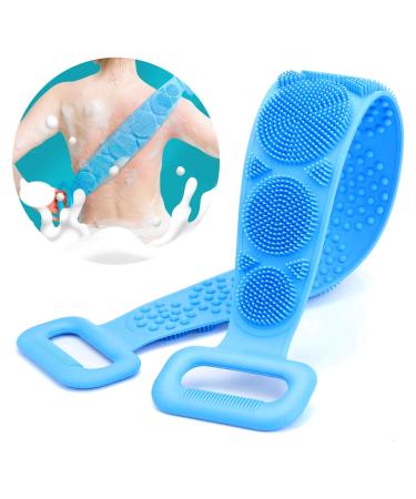 Vineco 2020 Shower Brush Double-Sided Silicone Vinyl