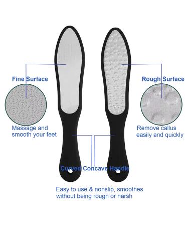 Professional Foot Rasp Callus Remover - Double-Sided Stainless Steel File for Pedicure and Hard Skin Removal - Buy Online on SooperMarket.com