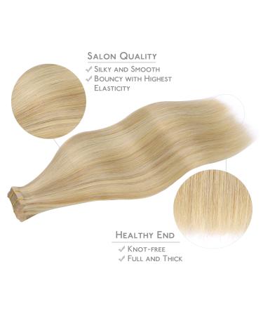 Buy If-alife Tape Extensions - 20pcs 50g 14 Inch Light Blonde Highlights Remy Real Hair Invisible Skin Weft Hair Extensions - Buy Online on SooperMarket.com