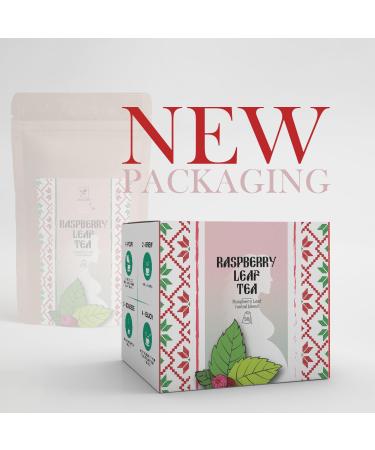 Raspberry Leaf & Peppermint Tea by Amelia Rose | 50 Tea Bags | Pregnancy tea | Expectant mothers tea | Caffeine free herbal tea - Buy Online on SooperMarket.com