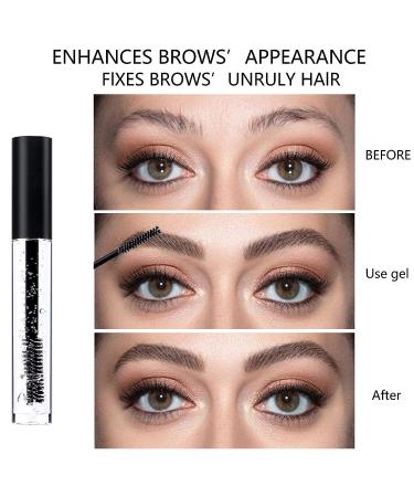 Clear Eyebrow Setting Gel 2PCS - Long Lasting, Waterproof, Sweat-Proof Brow Styling Gel for Makeup | Brows Styling Repair Liquid - Buy Online on SooperMarket.com