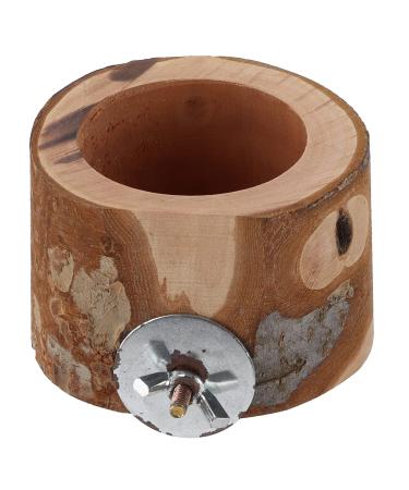 Hztyyier Wooden Hamster Feeding Bowl Hamster Wooden Food Bowl Small Pet Feeding Bowls for Dwarf Syrian Hamsters Gerbils Mice Degus