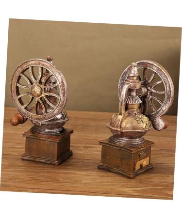 Cabilock Desktop Bookcase 1pc Model Style Home Yellow Resin Coffee Photo Props Vintage Bar Miniature Figurine Maker Shop for - Buy Online on SooperMarket.com