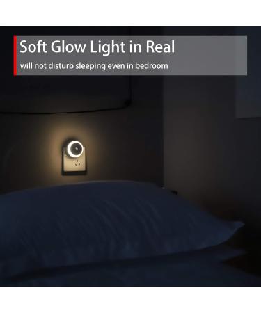 Smart Night Plug & Socket Light with Twilight Sensor - Energy-Efficient Warm White LED 2 Pack for Bedrooms Bathroom & Kitchen - Buy Online on SooperMarket.com