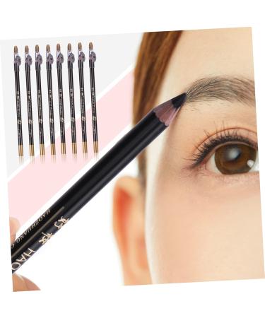 BELLIFFY 8pcs Wooden Beauty Eyebrow Pencil Eye Brow Pencils for Women Eyebrow Makeup Tool 1 count (Pack of 1) Black - Buy Online on SooperMarket.com